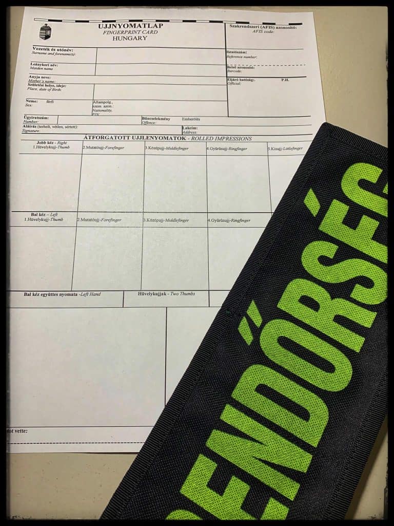 Rabosítás – ujjnyomat